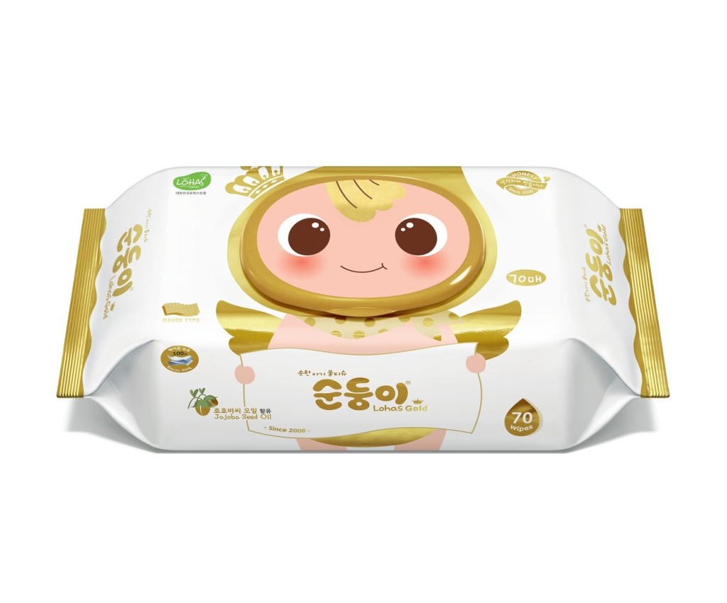 Lohas Gold Baby Wipes 70s
