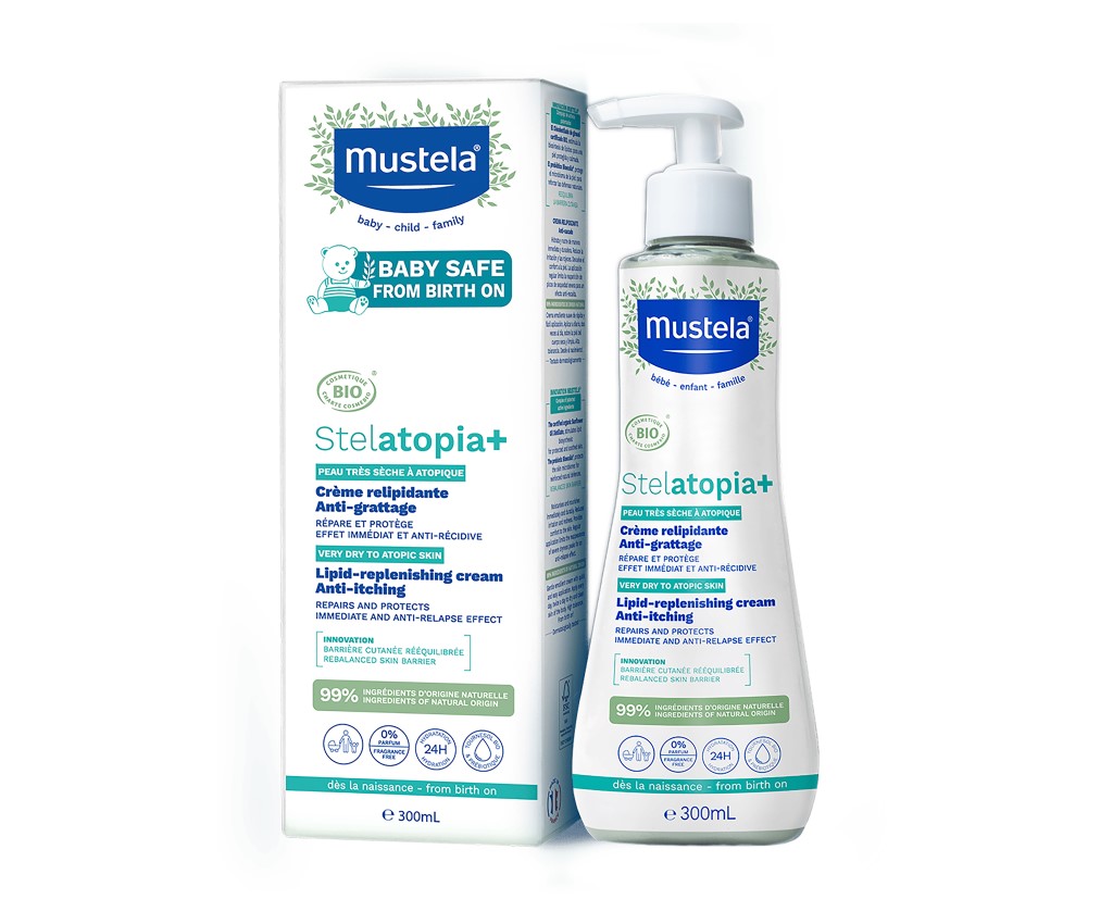 Stelatopia+ Baby Lipid Replenishing Cream Anti-itching 300ml
