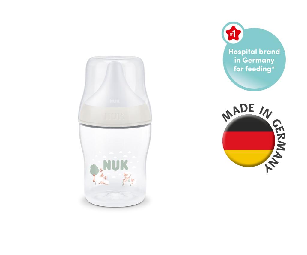 Perfect Match超柔母感150mL PP奶瓶連細碼矽膠奶嘴 - 綿羊