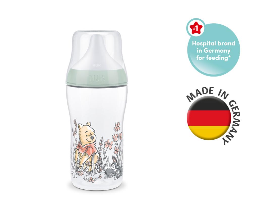 Perfect Match超柔母感迪士尼小熊維尼260mL PP奶瓶連中碼矽膠奶嘴