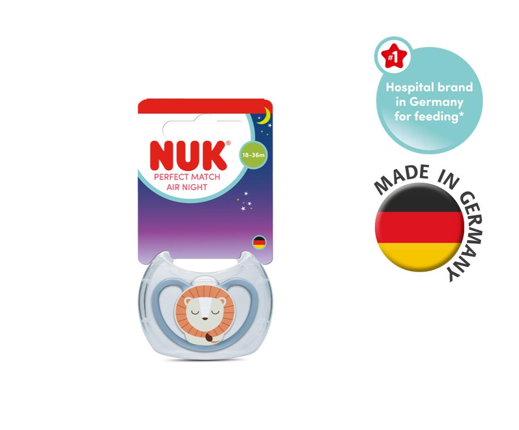 NUK PM PACI SI3 AIR NGT CL3 LION 1/BOX