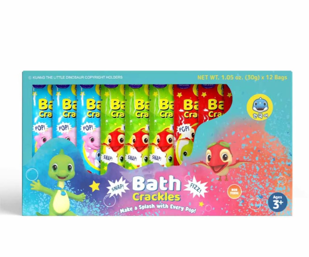 Kids Popping Bath Crackles (set of 12)