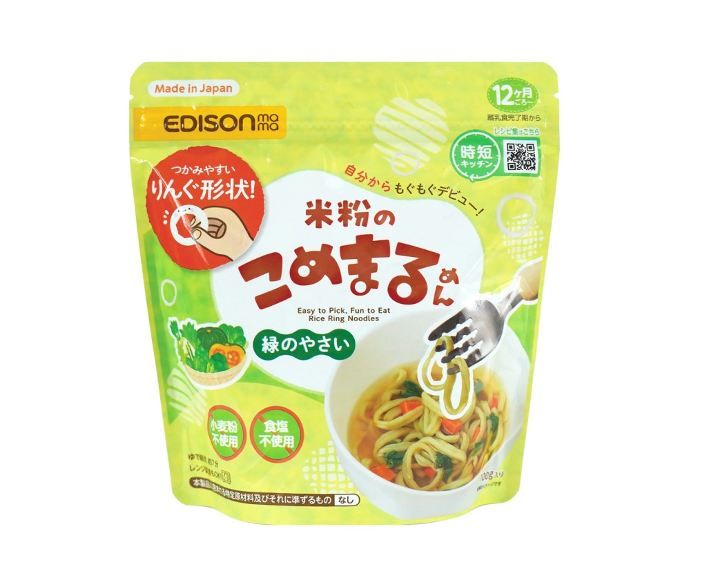 圈圈烏冬(蔬菜) 100g (12M+)