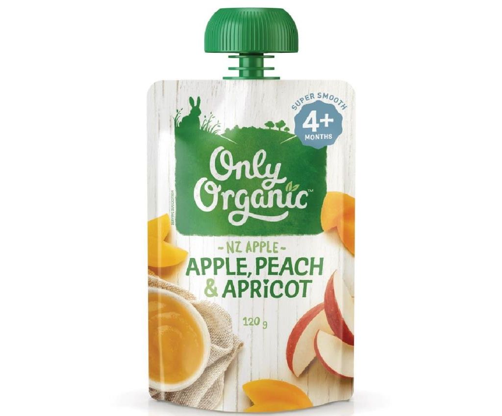 Organic Apple Peach &amp; Apricot