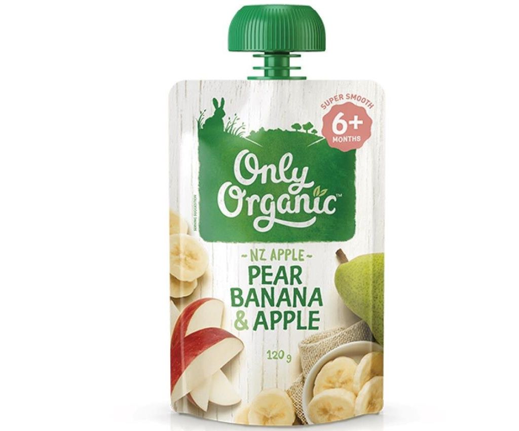Organic Pear Banana &amp; Apple