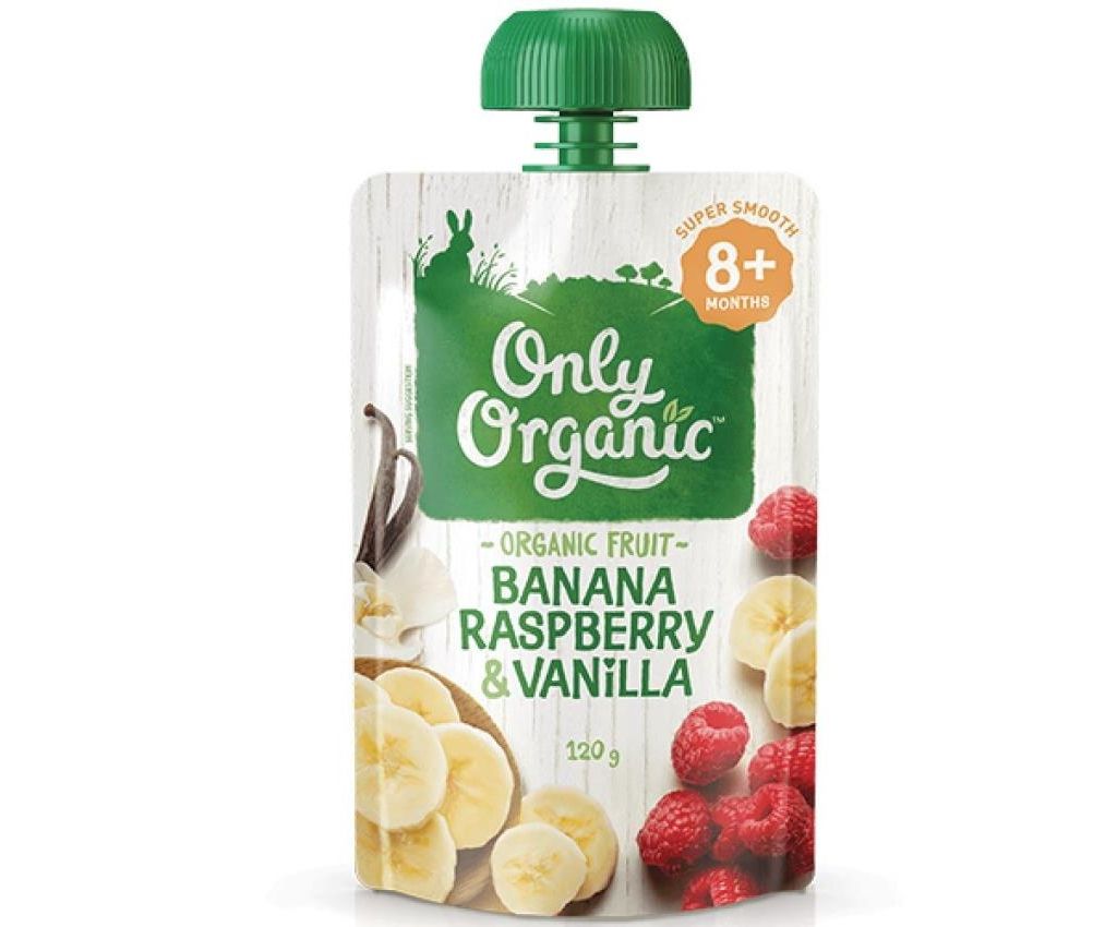 Organic Banana Raspberry &amp; Vanilla