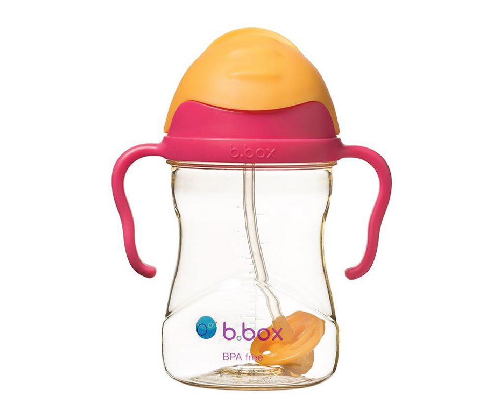 New Sippy Cup - PPSU (Pink Orange)