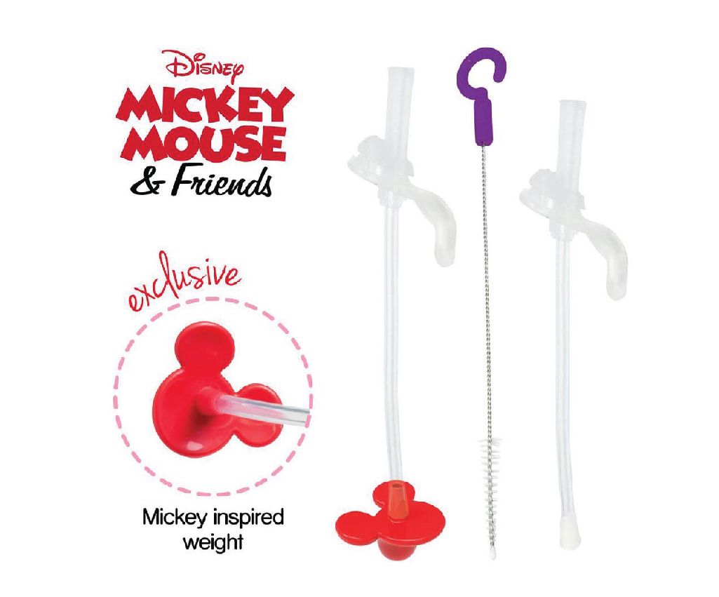 Disney Sippy Cup Replacement Straw &amp; Cleaning Kit - Mickey/Minnie