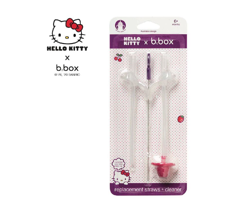 Hello Kitty Sippy Cup Replacement Straw And Cleaning Kit