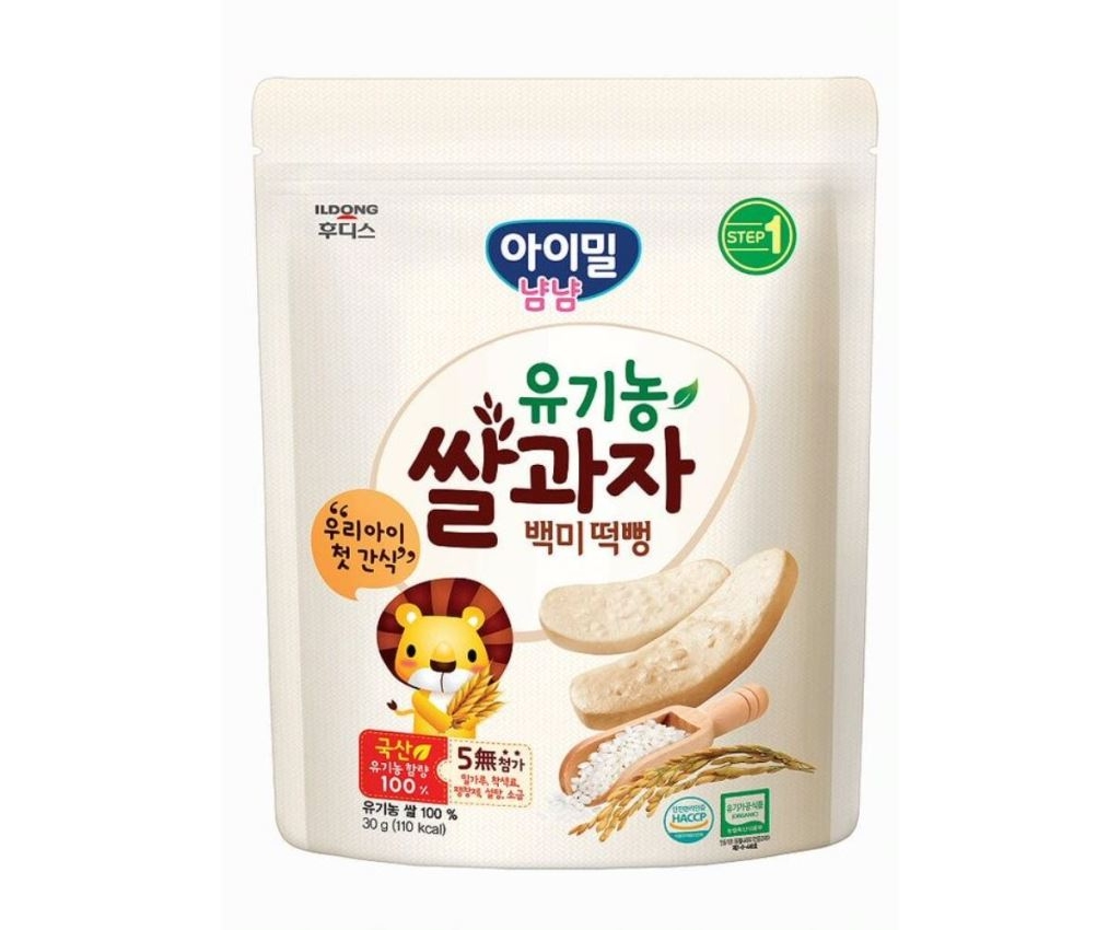 Organic rice rusk (Orginal) 30g (Suitable for 6 months or above)