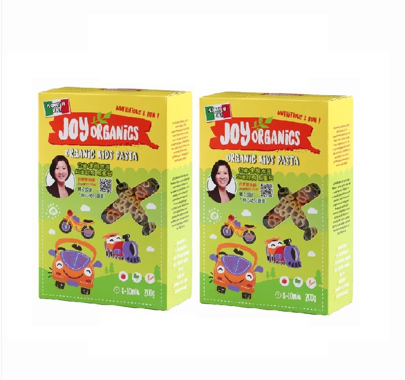 Organic Kids Transportation Pasta 200g (Veg) - 2 Boxes