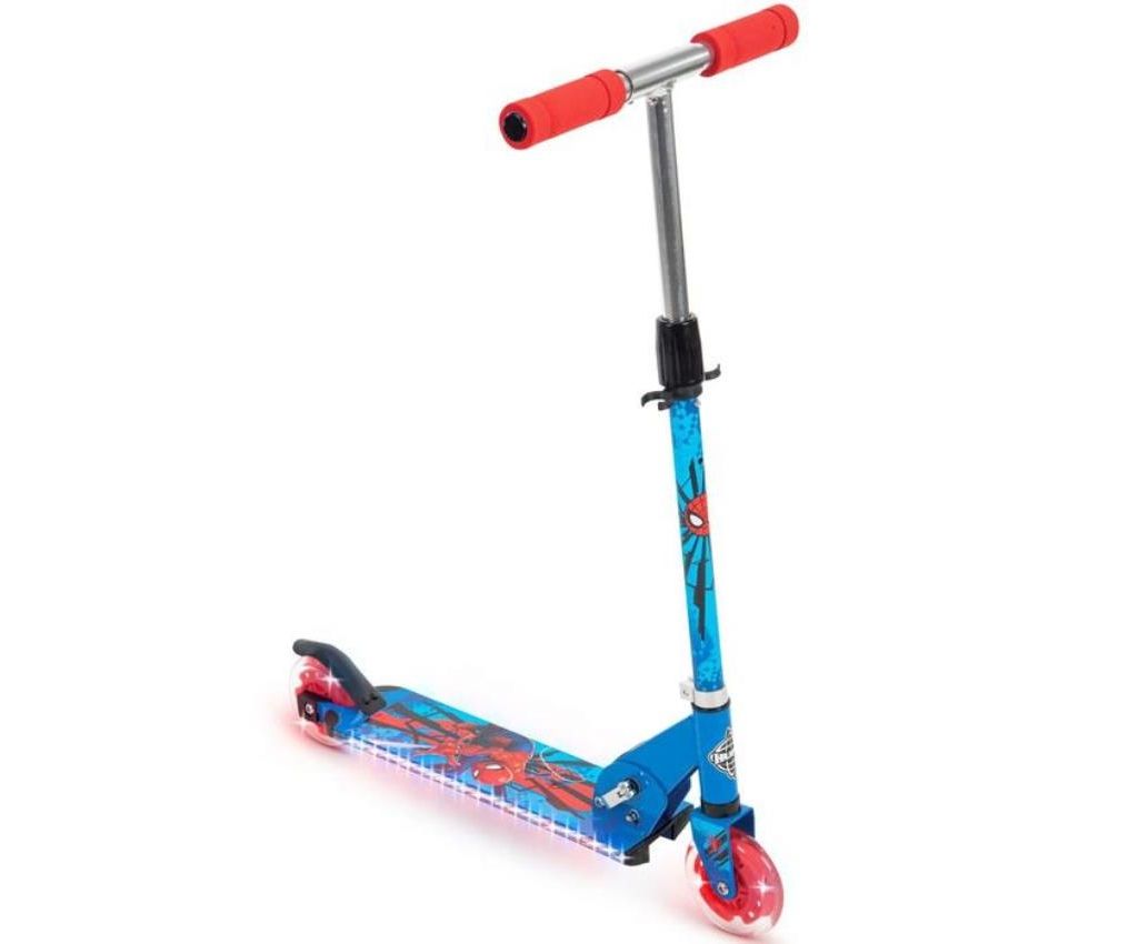Marvel Spider-Man Electro-Light Quick Connect inline Scooter - 38220