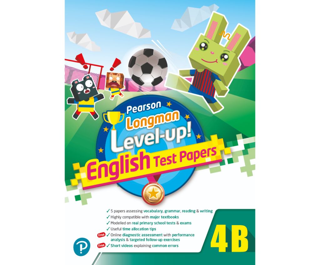 PEARSON LONGMAN ENGLISH LEVEL UP! TEST PAPERS 4B