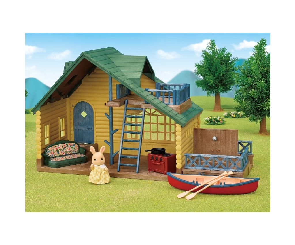 Log Cabin Gift Set (Green Roof)