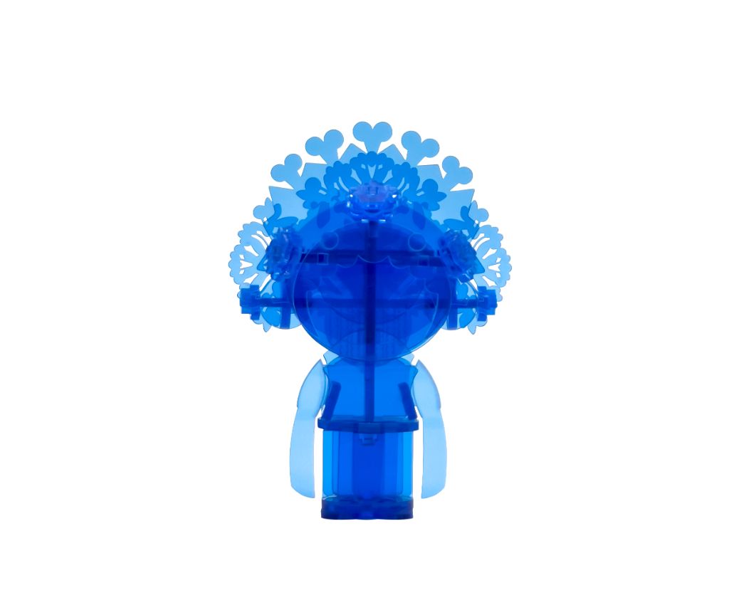 OPERA GIRL 12cm 3D Assembled Acrylic Figure (Blue)