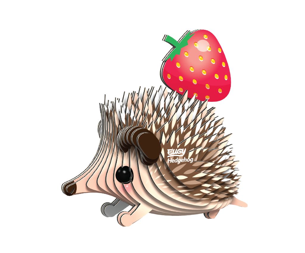 EUGY 3D Cardboard Jigzle - Hedgehog #026