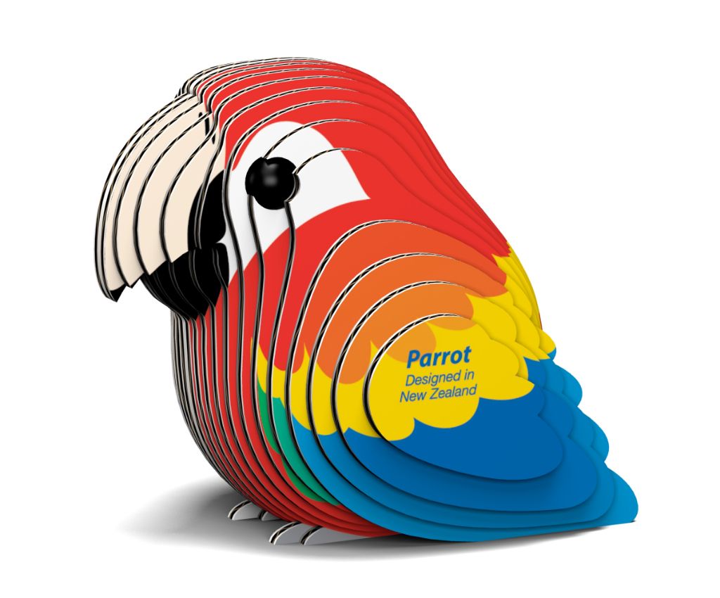 EUGY 3D Cardboard Jigzle - Parrot #023