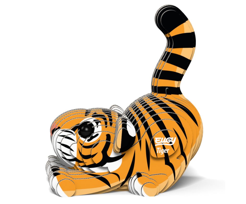 EUGY 3D組合紙製動物 - 老虎 #012