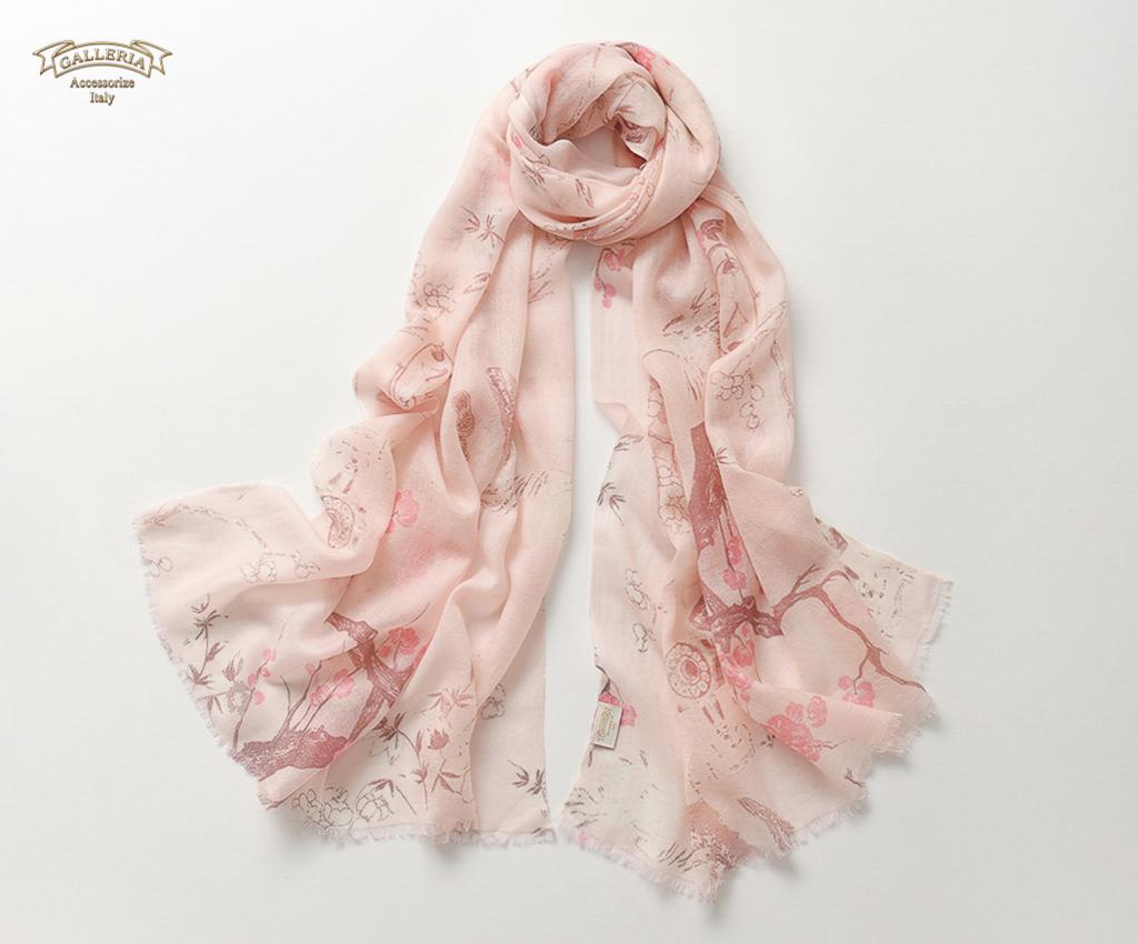 Pure Cashmere Print Scarves