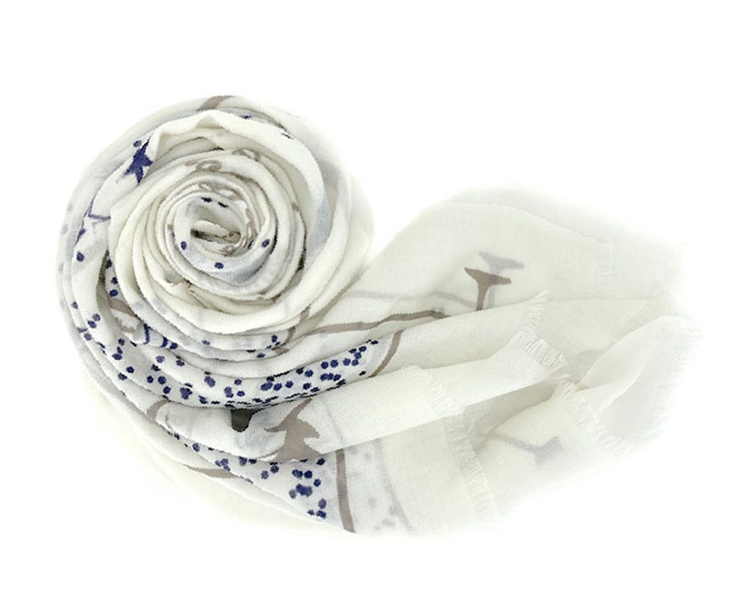 Cashmere Mixed Wool Scarf- Starry Printed