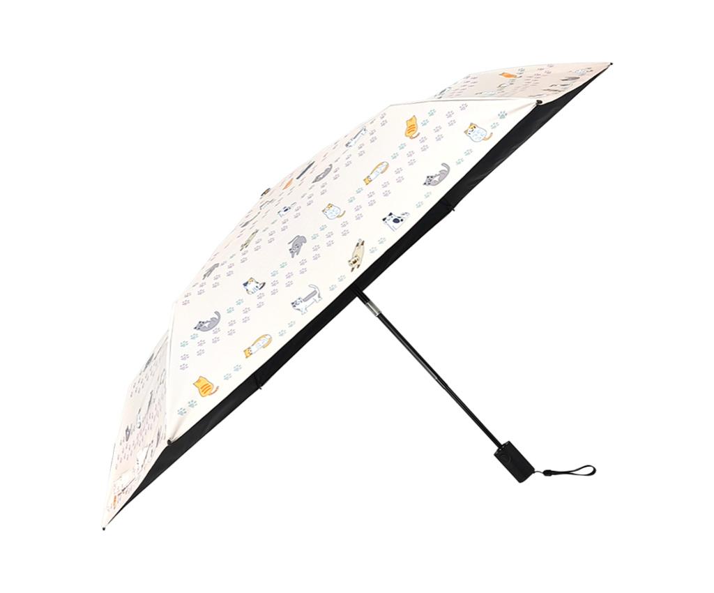 UPF50+ 油壓式自動開合晴雨傘 - 貓腳印
