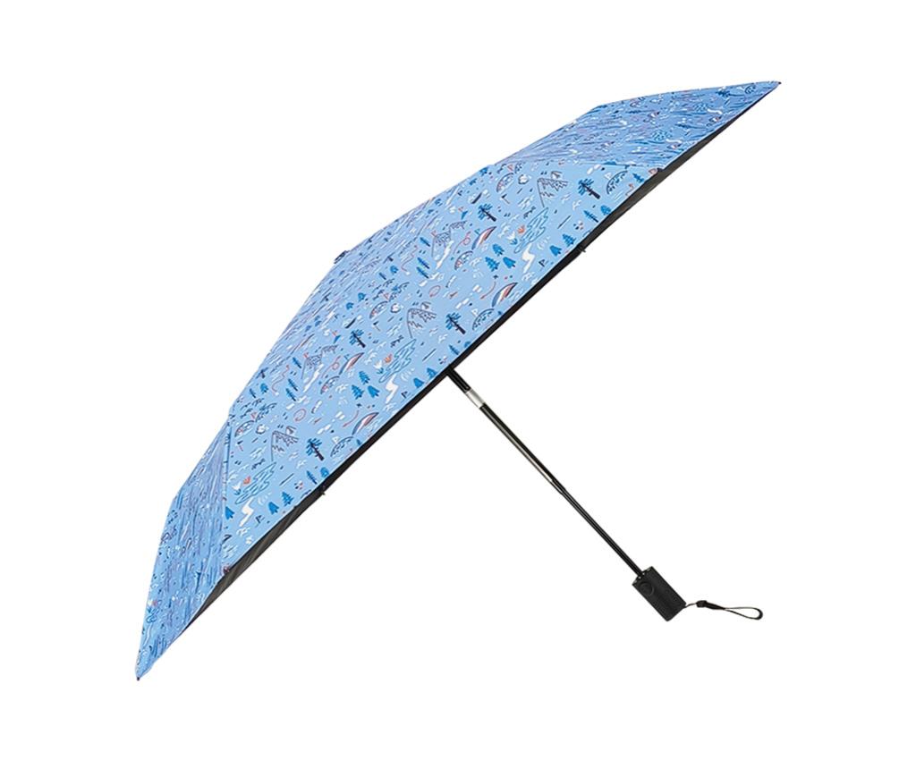 UPF50+ 油壓式自動開合晴雨傘 - 郊遊