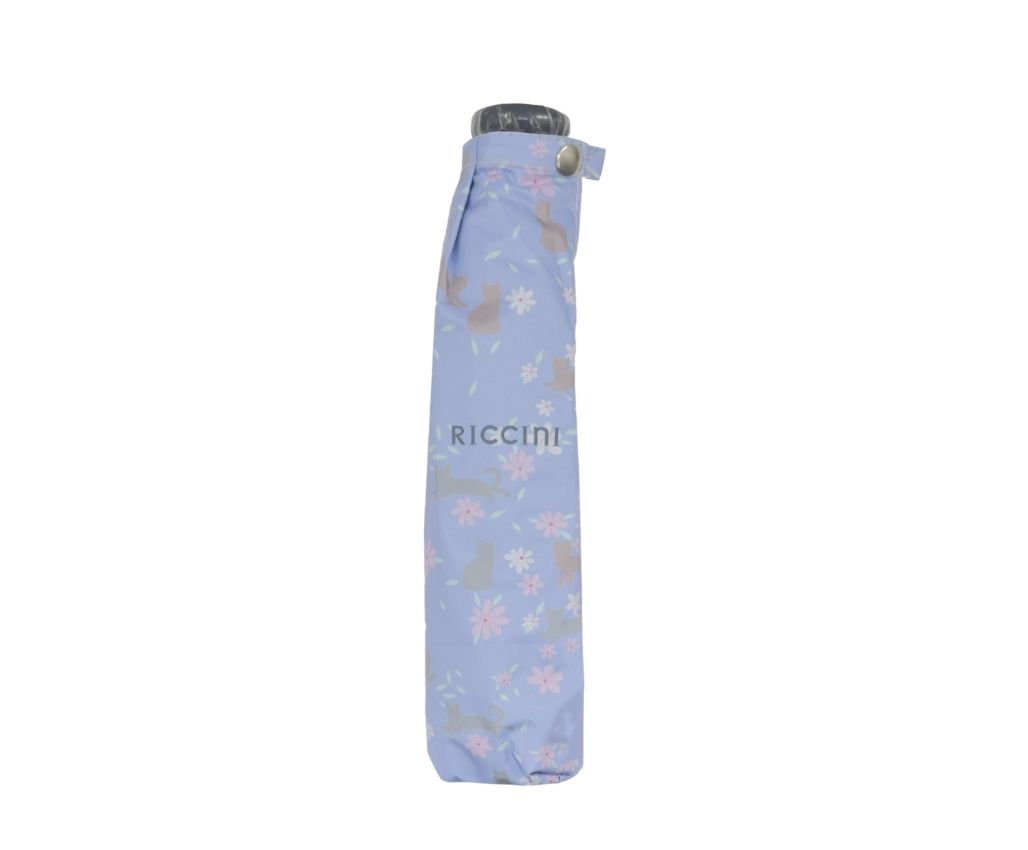 RICCINI UPF50+ Ultra-Light Umbrella – Cat Leaf Pattern