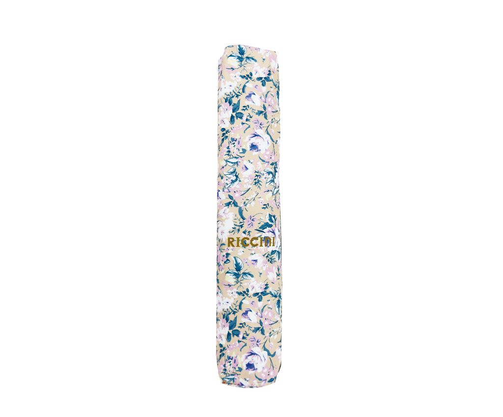 RICCINI UPF50+ Lightweight Umbrella – Sea of Flowers, Apricot