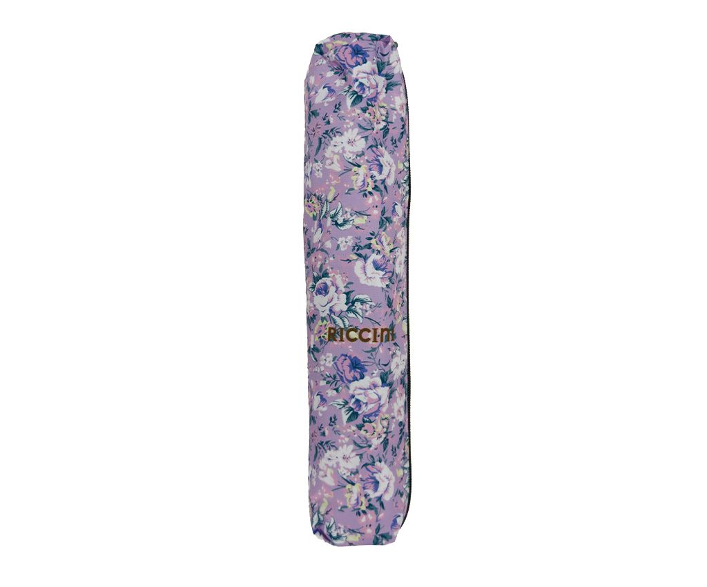 RICCINI UPF50+ Lightweight Umbrella – Sea of Flowers, Purple