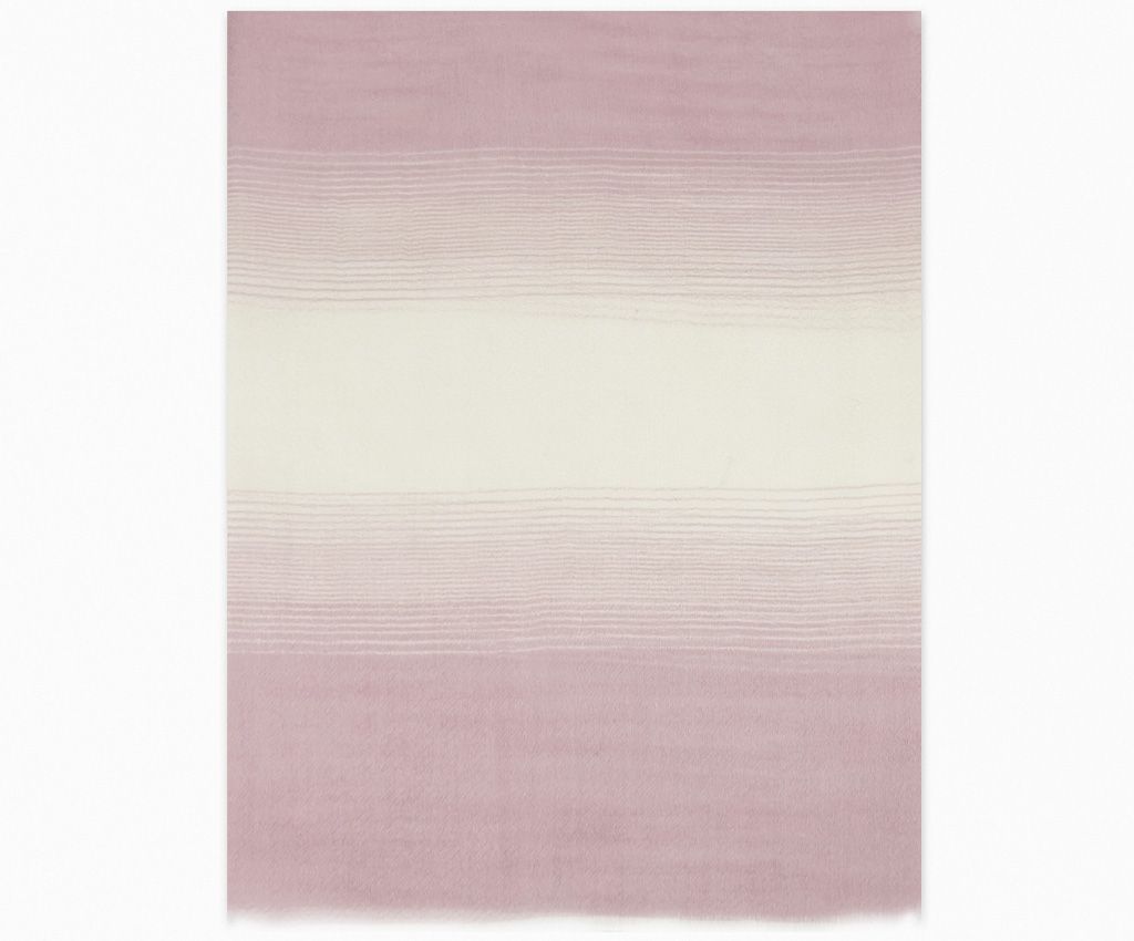 純羊絨披肩-胭紅象牙,豆沙暗粉色