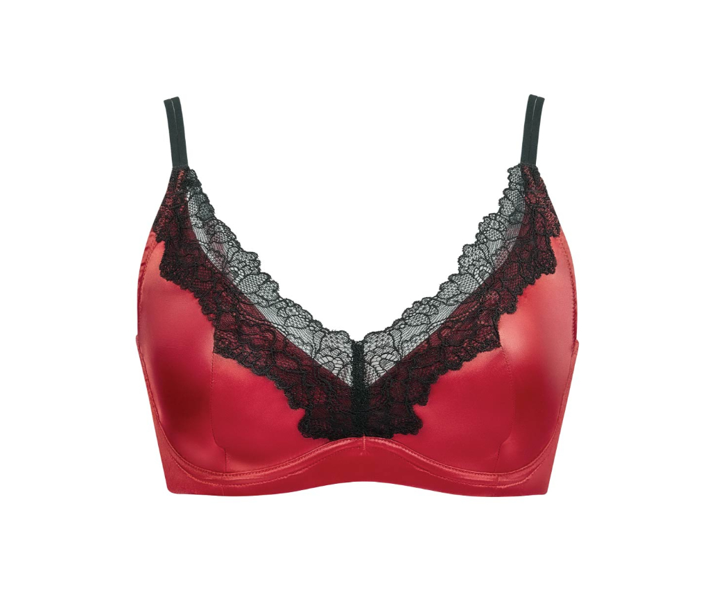 HB4338 中軟鋼圈無縫罩杯胸圍 (HB4338) 紅色 - 3L+