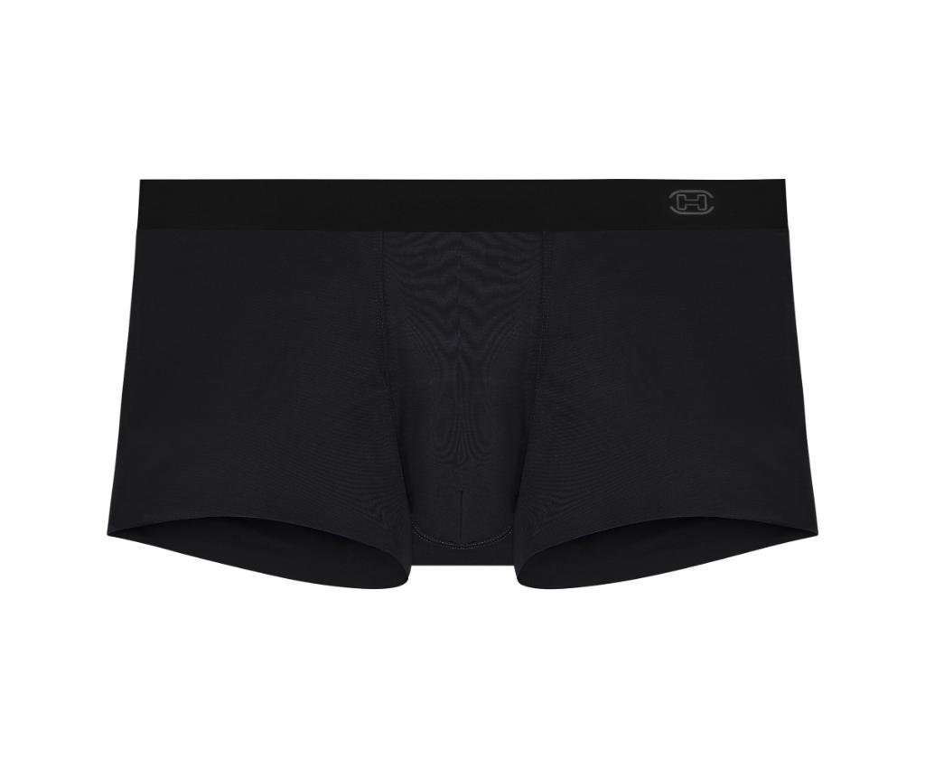 Modal Clean Cut 無縫平腳內褲 - 黑色