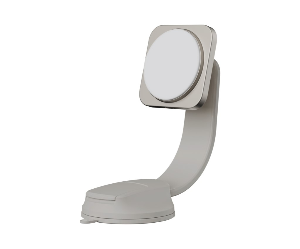 Q2.Mag Mount Qi2 Magnetic Wireless Charging Car Mount (Titanium)