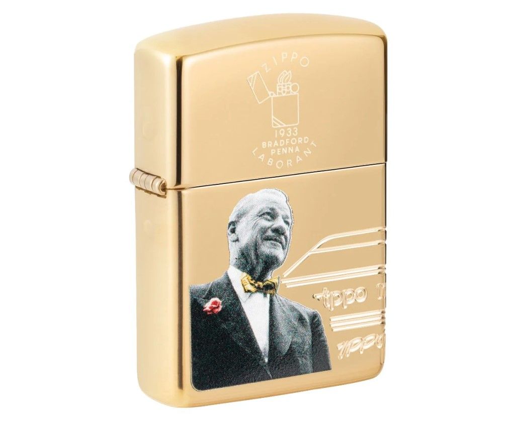 48716 - 2023 Founder&#39;s Day Collectible Armor High Polish Brass Windproof Lighter