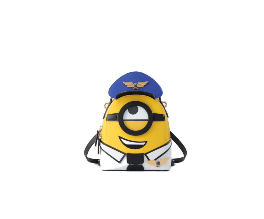 Minions Denim with Leather Backpack (Pilot)
