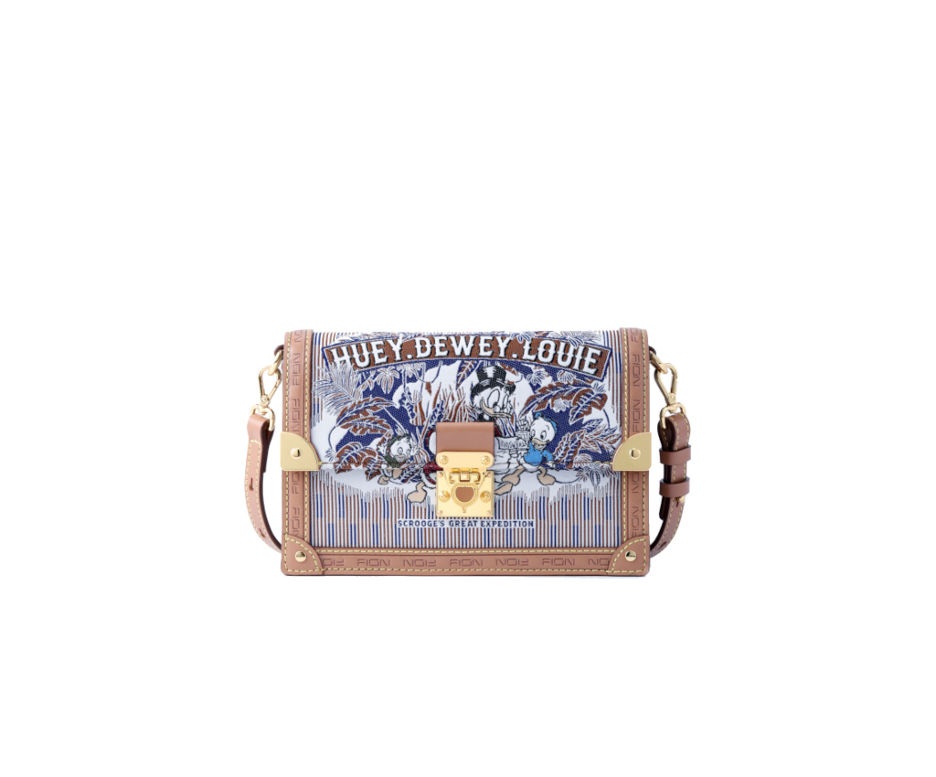 Donald Duck Jacquard with Leather Crossbody &amp; Shoulder Bag