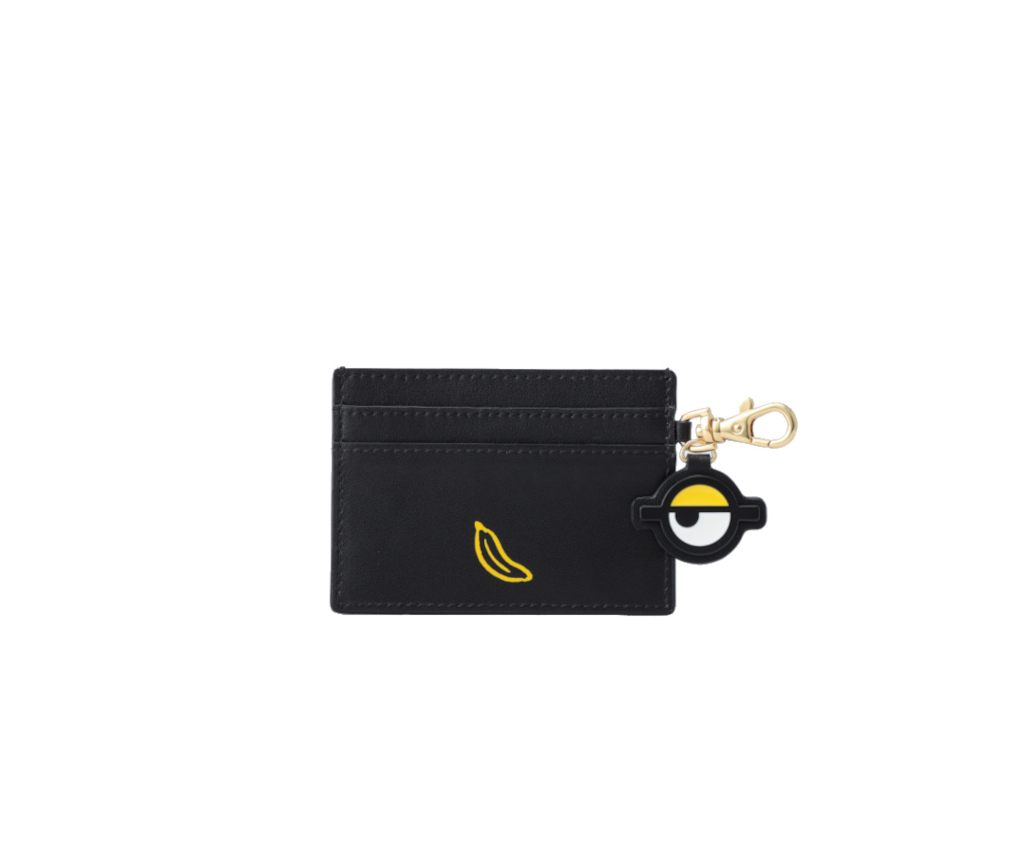Minions Leather Card Holder (Banana)