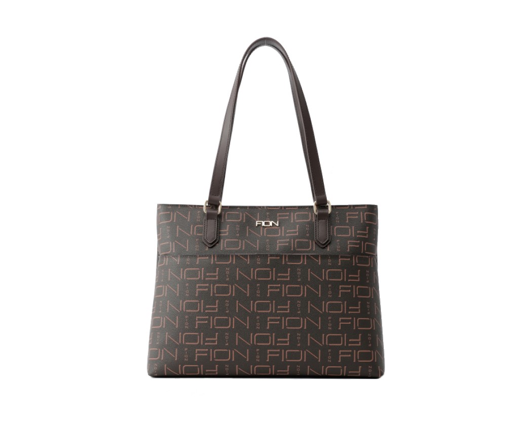 Monogram PVC with Leather Tote Bag