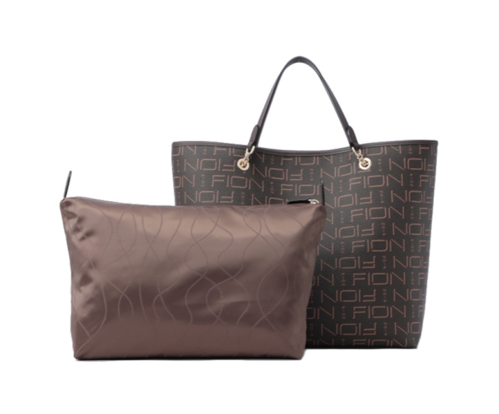 Monogram PVC with Leather Large Tote Bag