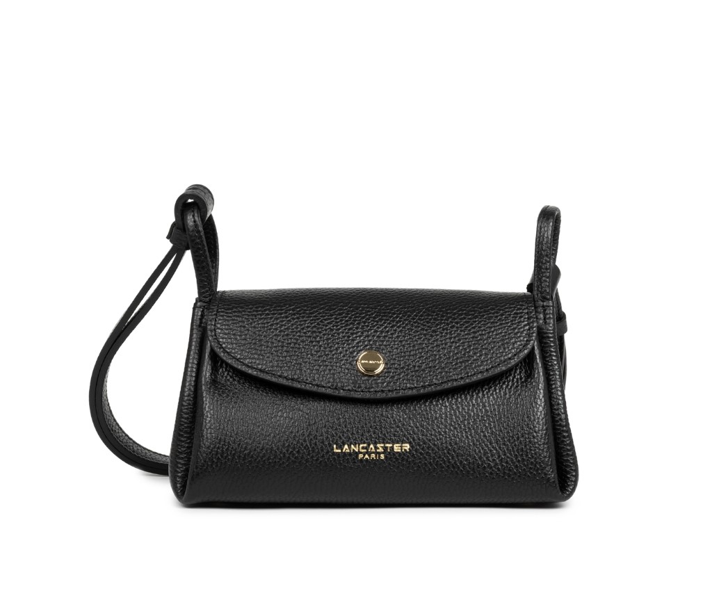 Accordeon Double Small Crossbody Bag (Black)