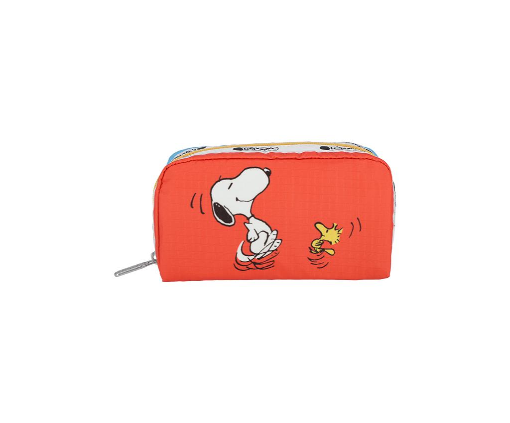 Peanuts 聯乘系列長方化妝袋 (Snoopy And Pal Rect Cosm)