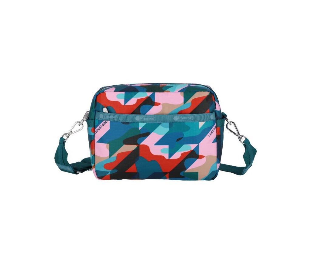 Deluxe Crossbody (Camo Houndstooth)