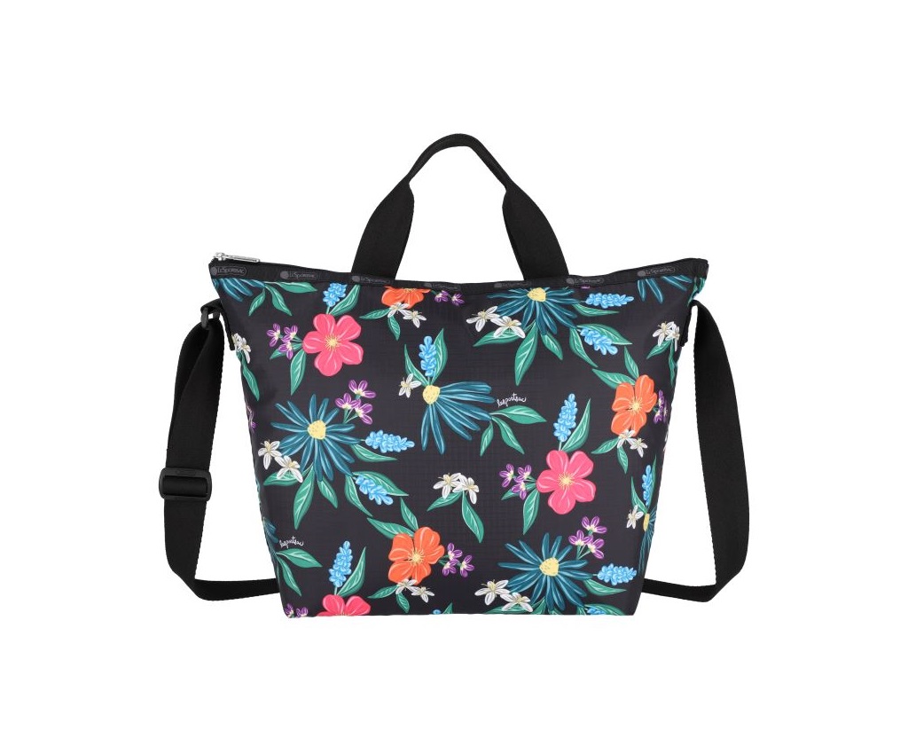 Deluxe Easy Carry Tote (Wild Flower Watercolor)