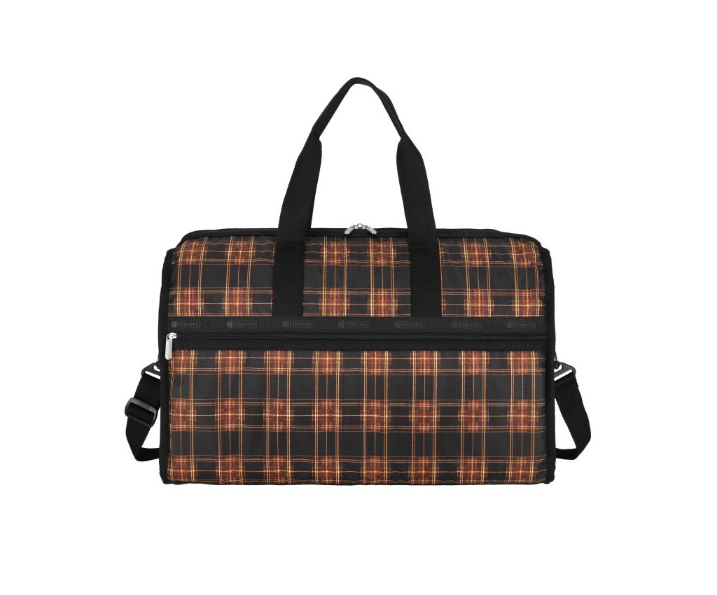 Deluxe 大型旅行袋 (Cozy Tartan)