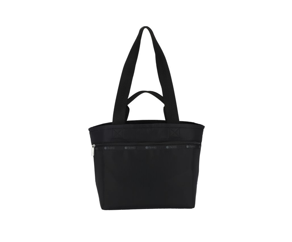 Two Handle Zip Tote (Recycled Black)