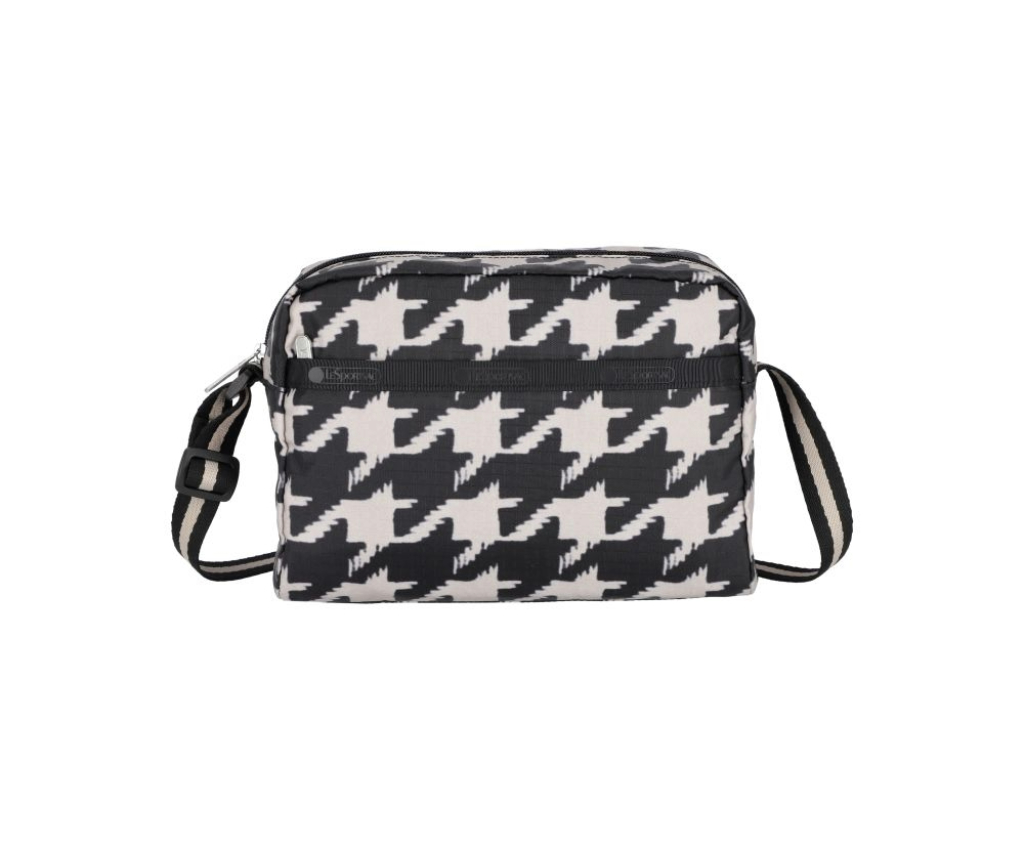 Daniella 斜揹袋 (Black / Beige Houndstooth)