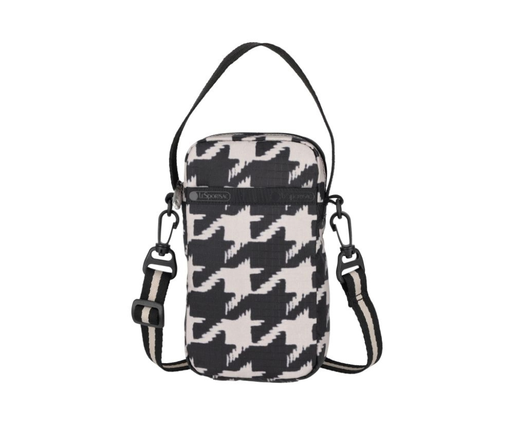 小型手挽/斜揹袋 (Black / Beige Houndstooth)