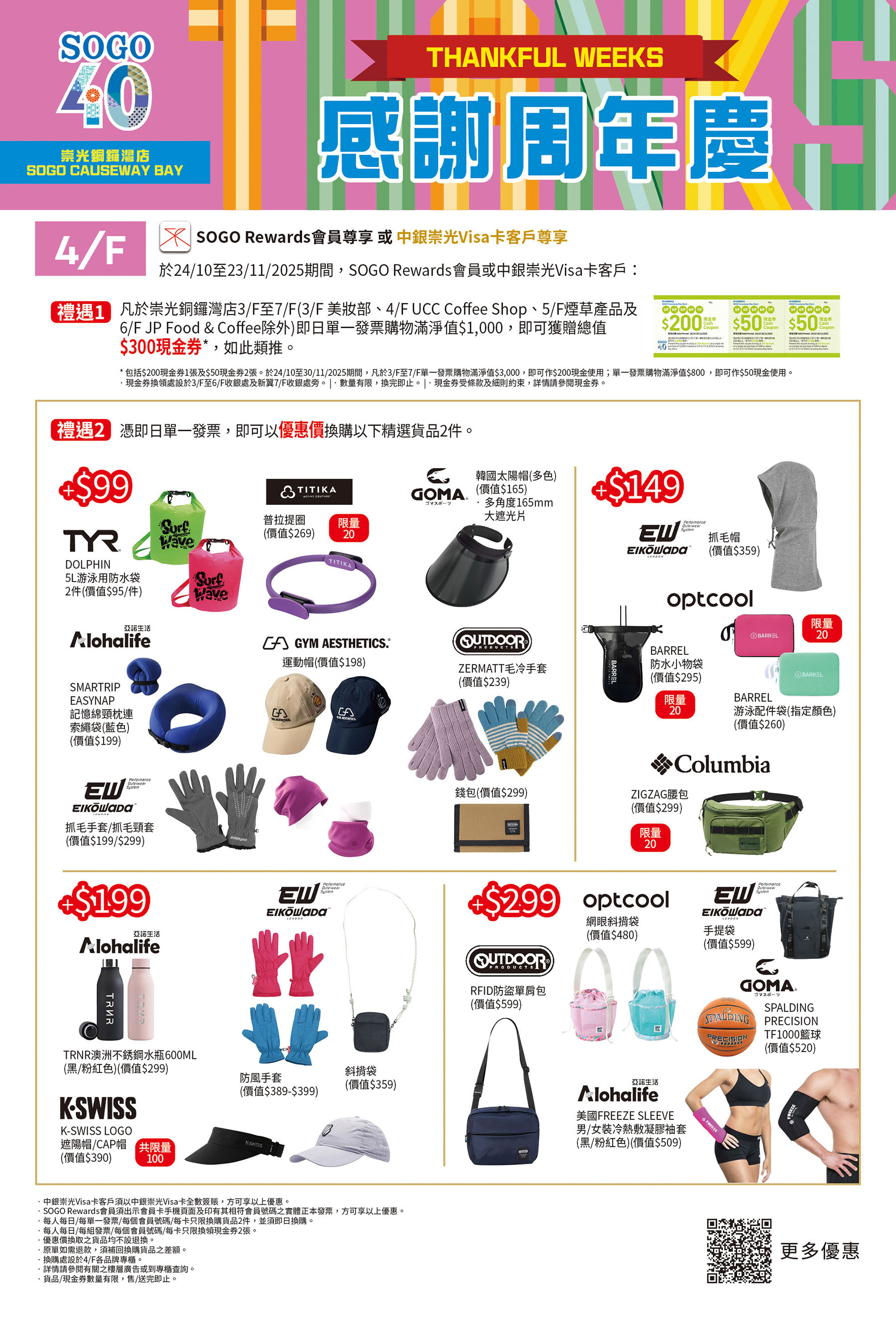 4/F 運動服飾及用品