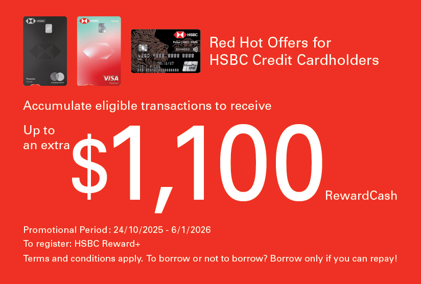 HSBC Credit Card: Red Hot Shopping Special – SOGO