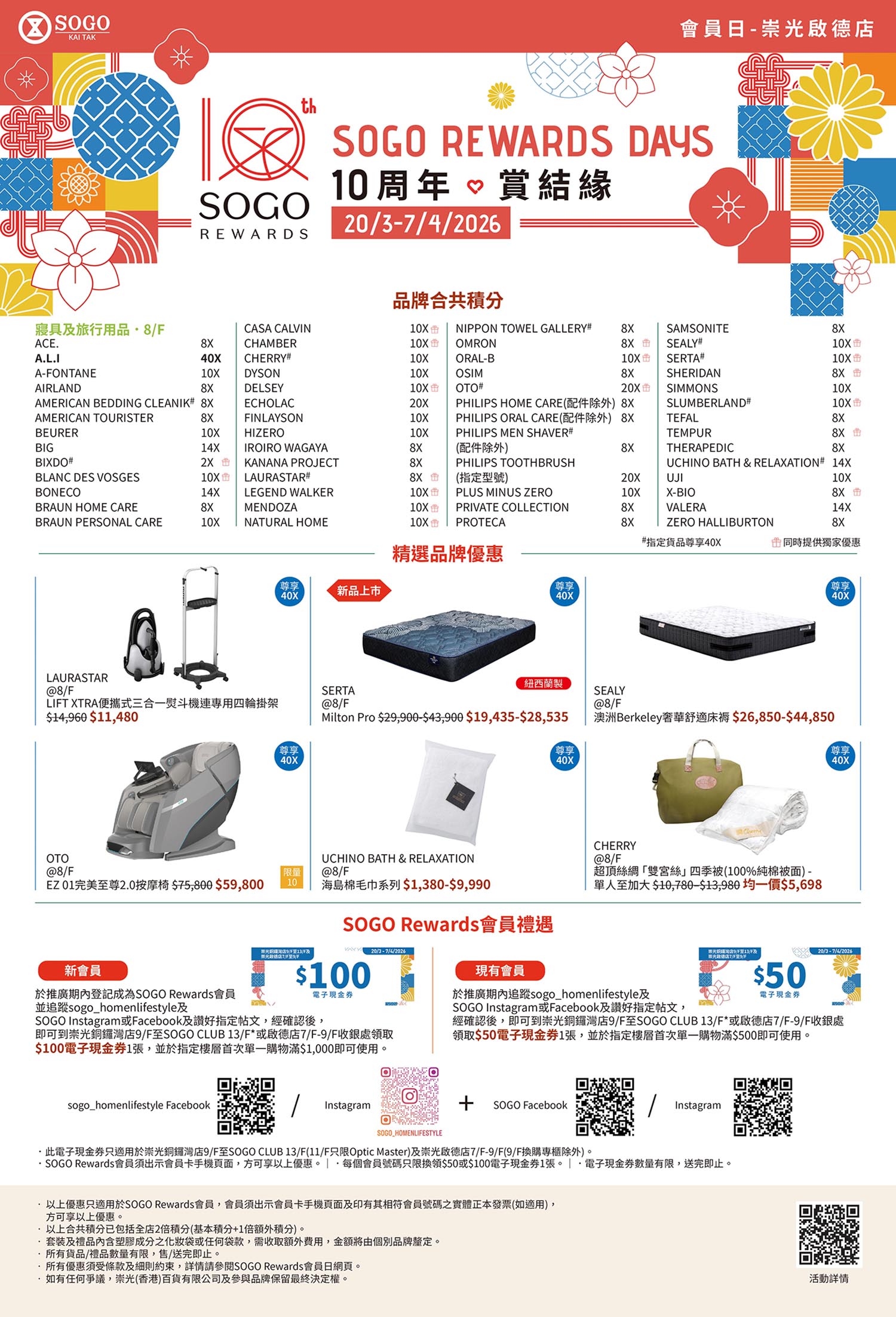 8/F 寢具．旅遊及保健用品